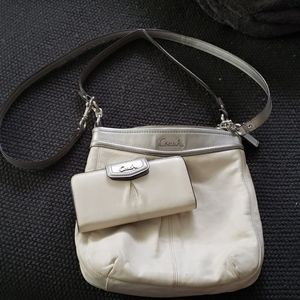 Coach crossbody with matching wallet